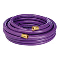 Purple 100 ft Lightweight Flexible Anti-Kink Garden Water Hose ¾ Inch 500 psi A257