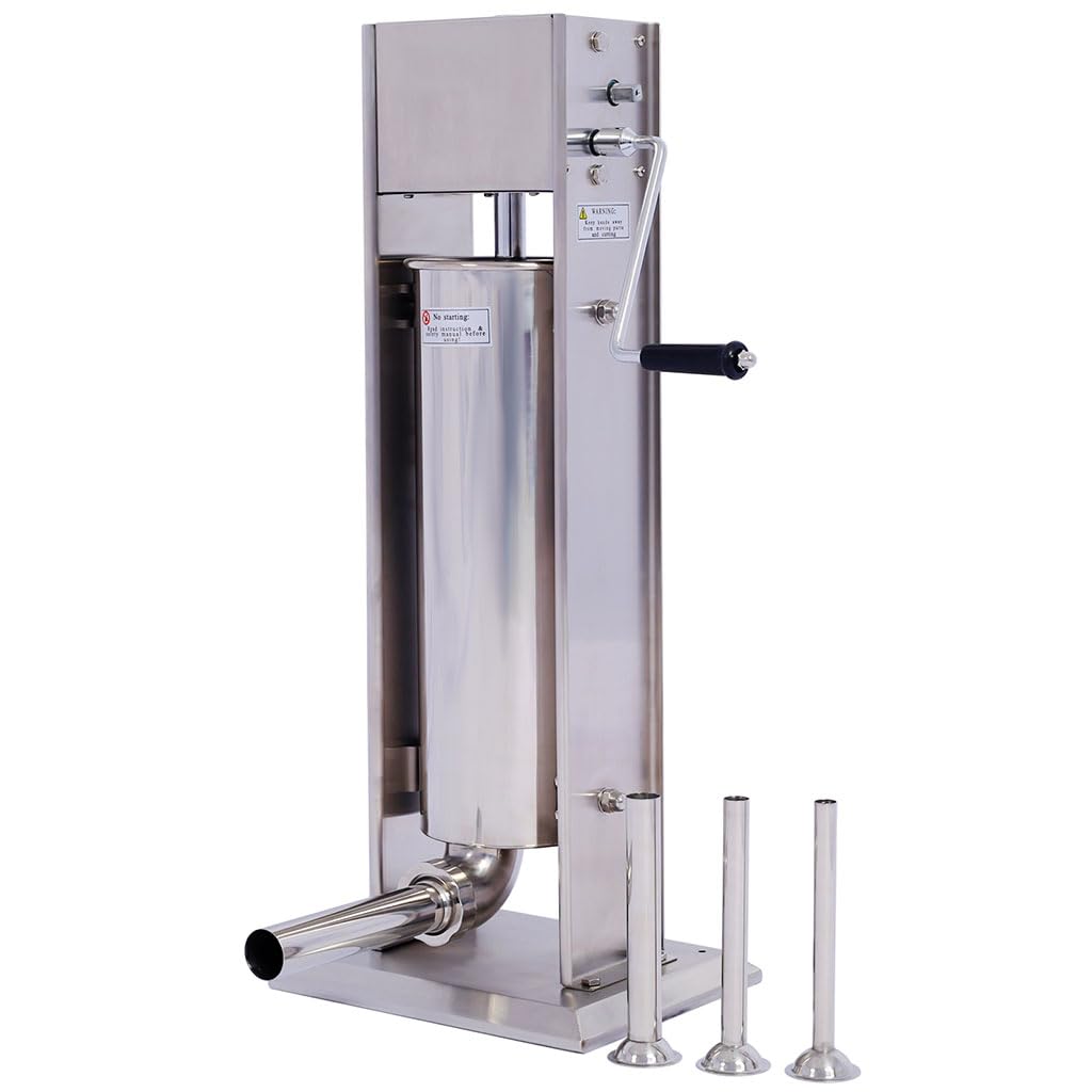 7L Stainless Steel Manual Vertical Sausage Stuffer V91397
