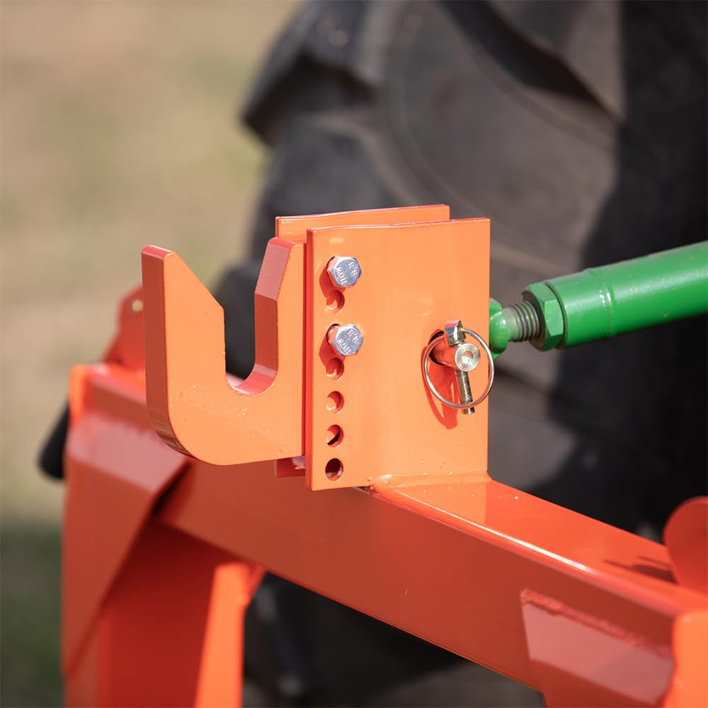 3 Point Quick Hitch Category 1 Tractor 3000 LB Lifting Capacity Orange B603