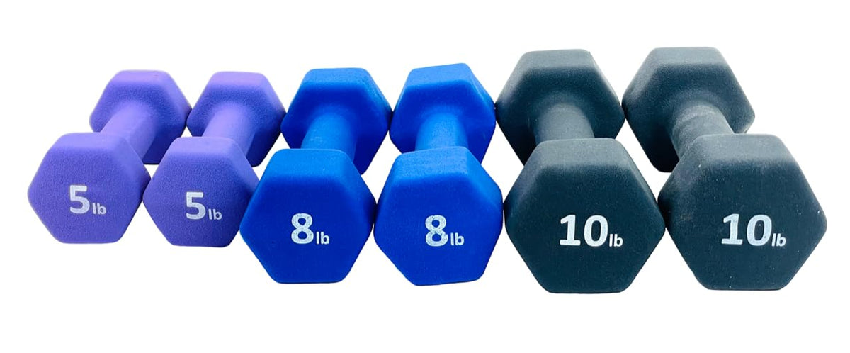 Neoprene Coated Dumbbell Hand Weight Set J156017