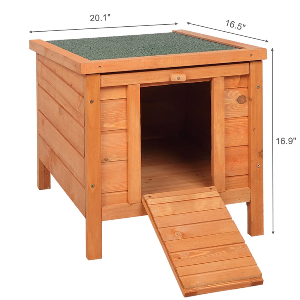 Weatherproof Wooden Cat House N154643