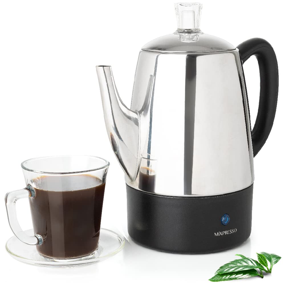 10 Cup Stainless Steel Electric Percolator Coffee Pot T37200