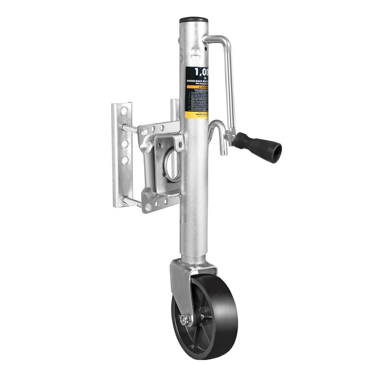 1000 lbs Heavy Duty Swivel Trailer Jack with Wheel K5442