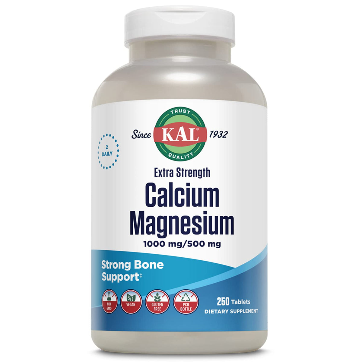 Calcium Magnesium Supplement 250 Tablets K465251