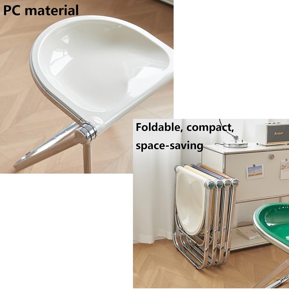 Black Acrylic Folding Chair M991444