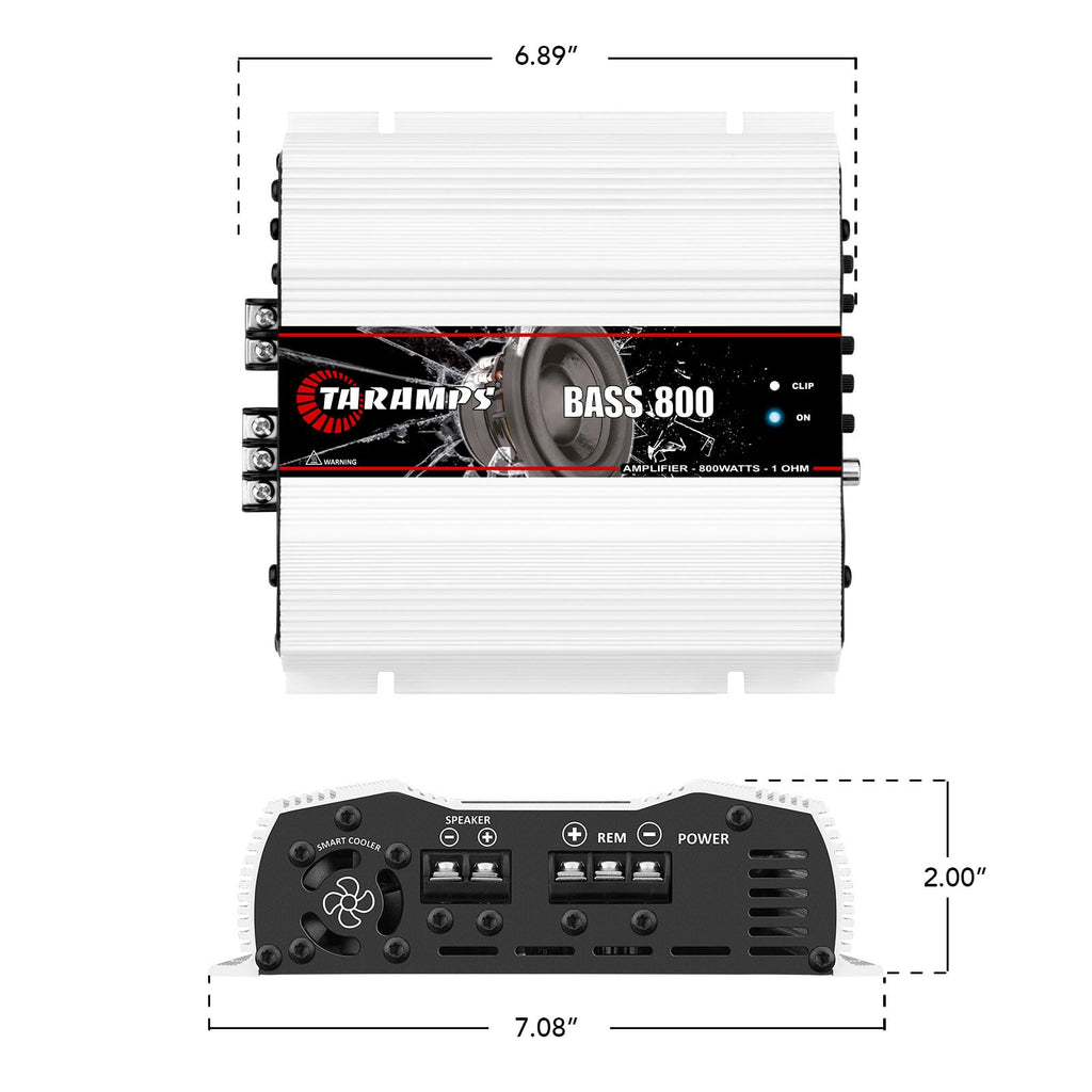 1 Ohm 800W RMS Monoblock Car Subwoofer Amplifier I317