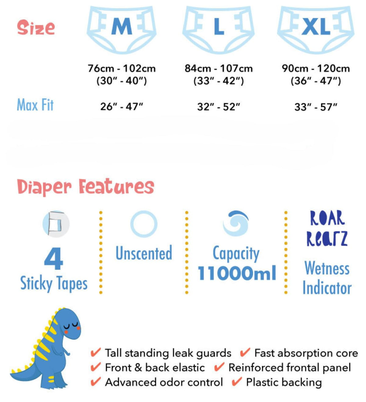 Adult Disposable Diapers 12 Pack Medium R998881