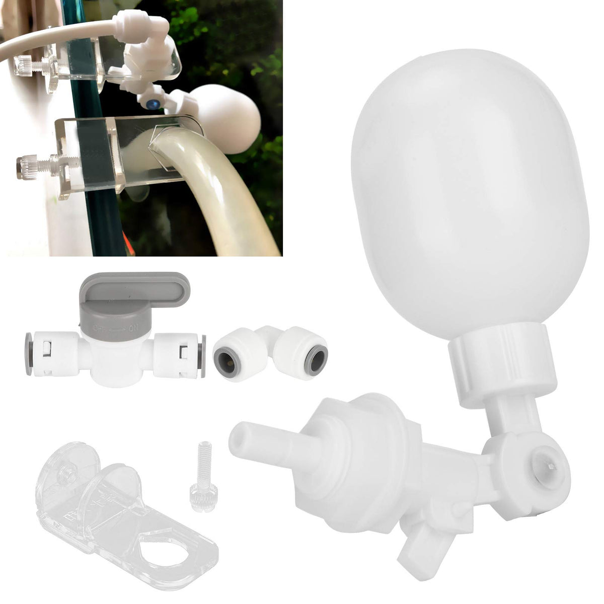 Aquarium Auto Top Off Float Valve Water Level Controller F52655