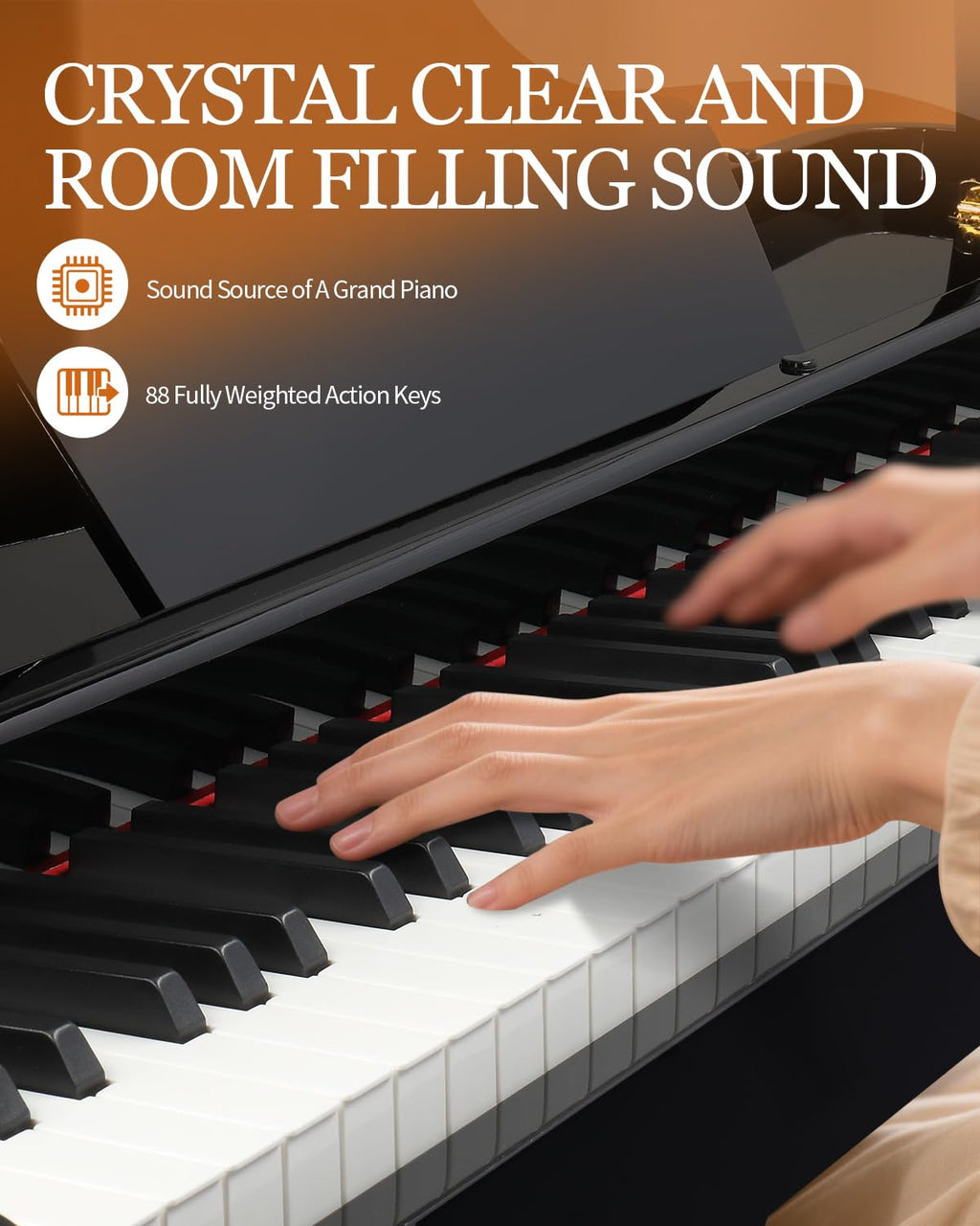 88 Key Weighted Action Digital Piano G945