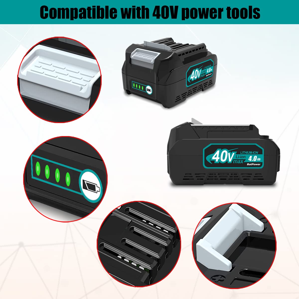 40V 4.0Ah Battery H2813