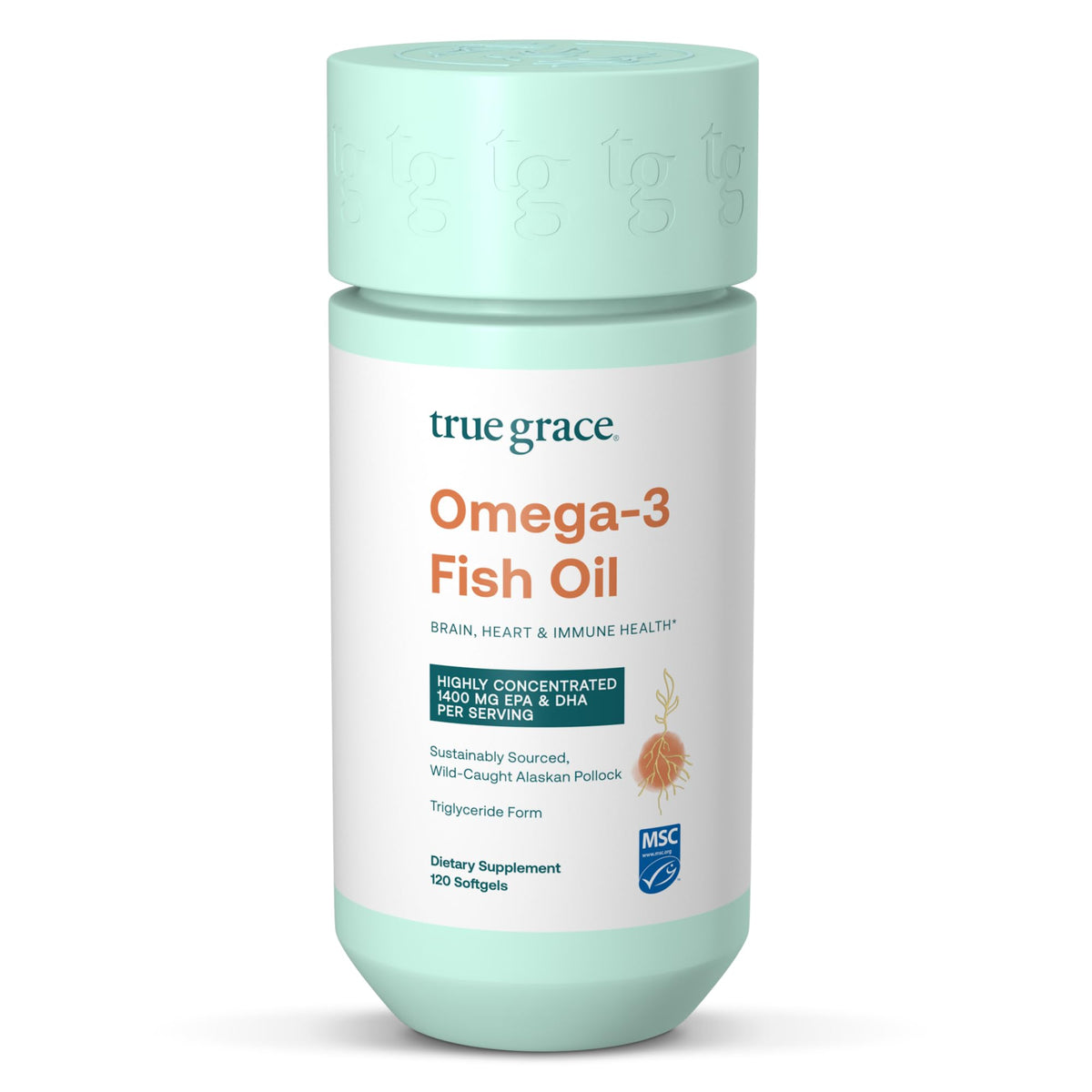 Omega-3 Fish Oil 120 Softgels 1400 mg EPA DHA L31411