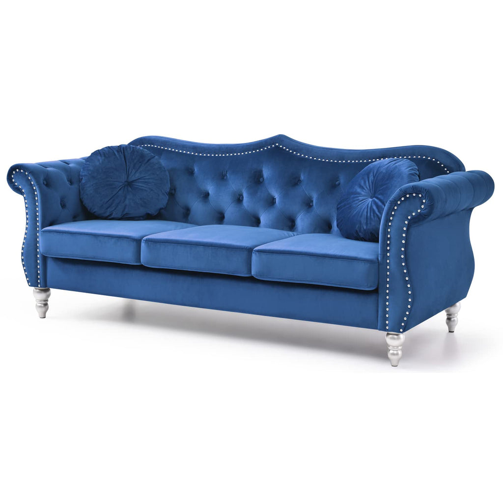 Velvet Sectional Sofa Q506984