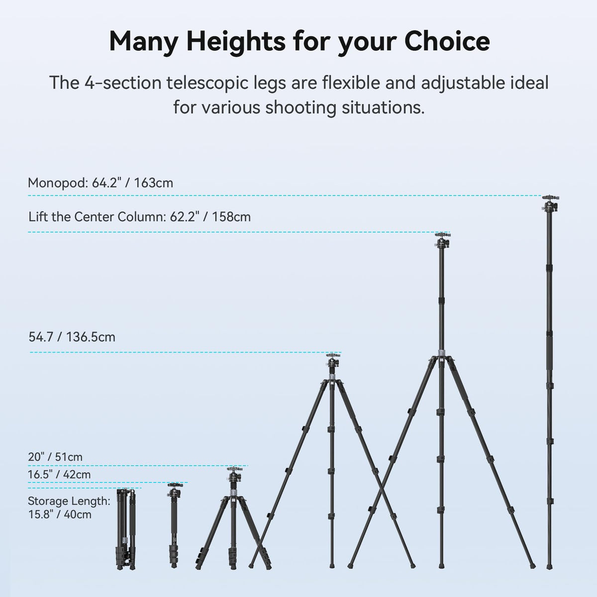 Carbon Fiber Camera Ball Head Tripod J30454