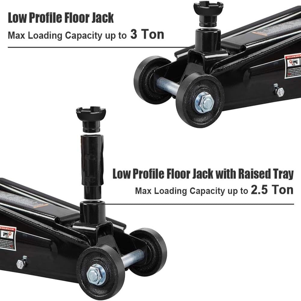 3 Ton Hydraulic Floor Jack with Extra Saddle O741