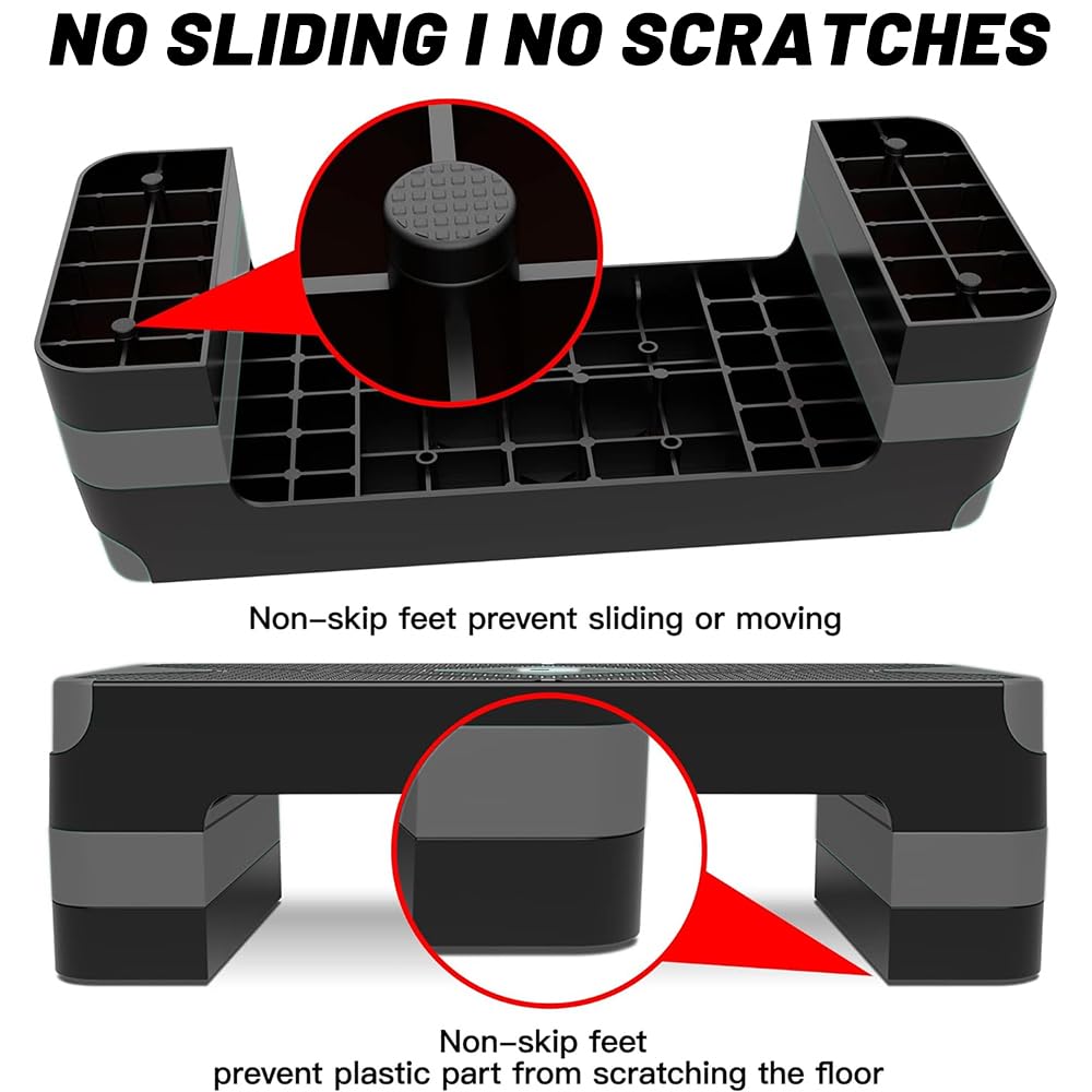 Aerobic Exercise Step, Adjustable Height Q241