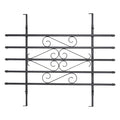 Black 24 x 36 Inch 2PCS Heavy Duty Window Security Bars X822