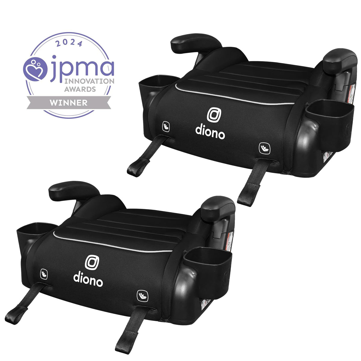 Black Backless Booster, Pack of 2 I217880