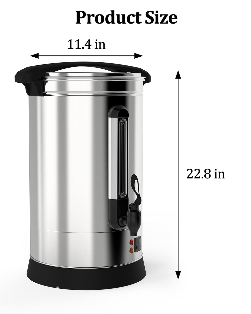 120 Cup Stainless Steel Electric Coffee Urn S93802