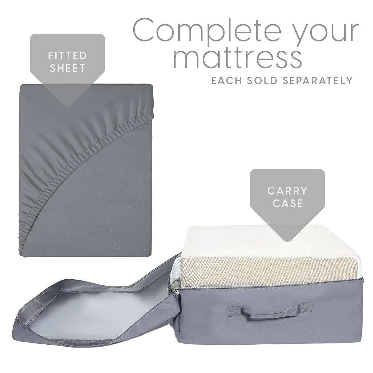 Queen Size 6 inch Memory Foam Trifold Mattress G194129