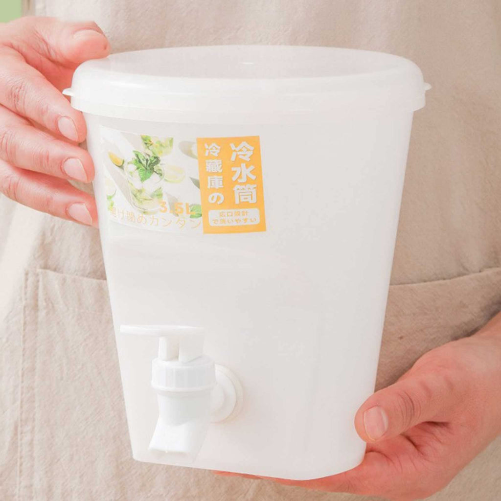 3.5L Plastic Water Dispenser with Lids & Faucet J8749