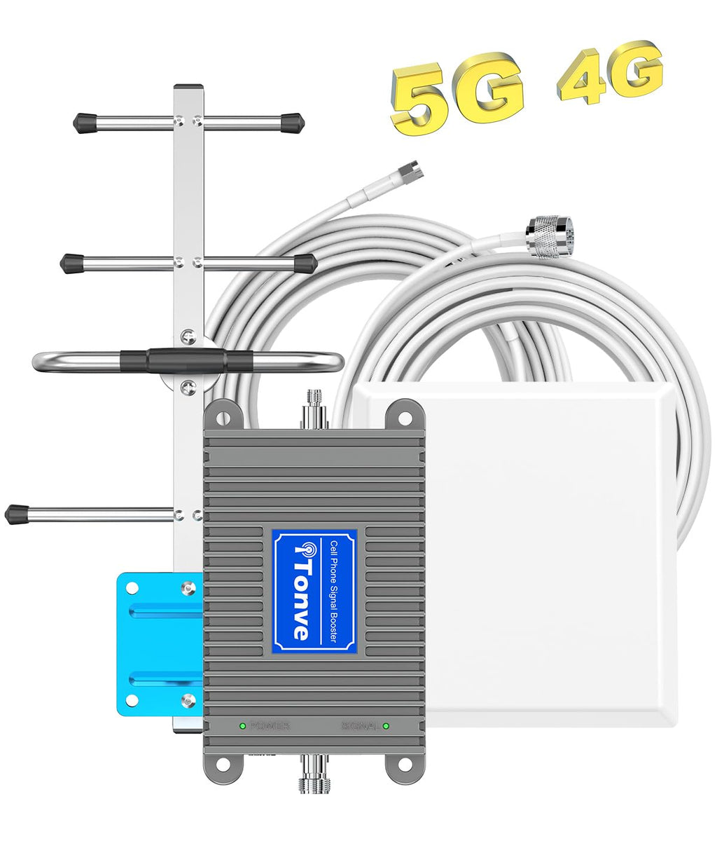 Cell Phone Signal Booster Kit with High Gain Antennas W815243