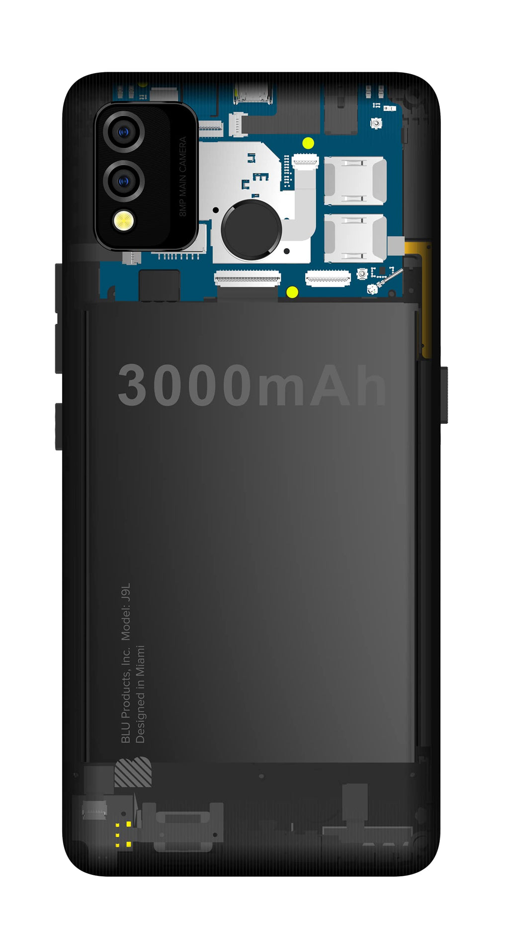 32GB Dual Sim Unlocked Android Smartphone - Black H160