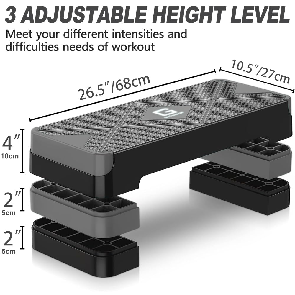 Aerobic Exercise Step, Adjustable Height Q241
