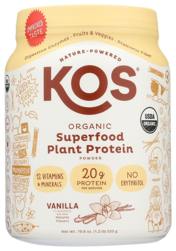 Organic Vanilla Plant Based Protein Powder C14105