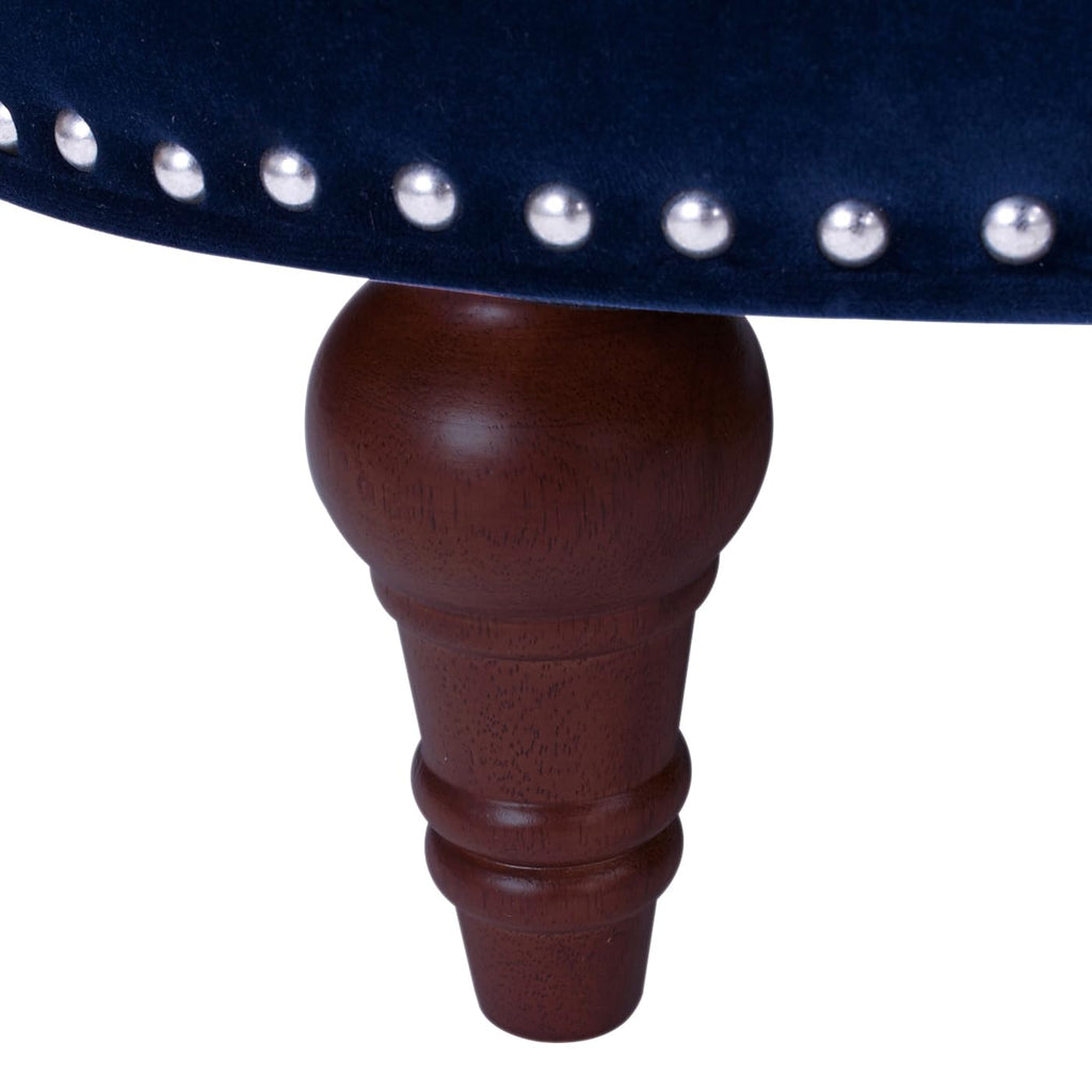 Navy Blue Velvet Tufted Sofa G759