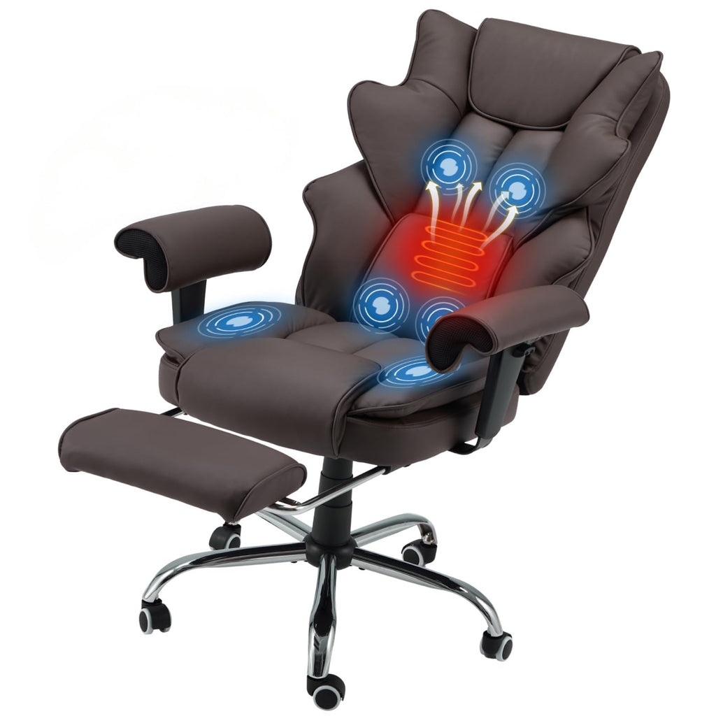 Brown Ergonomic Office Chair U8104