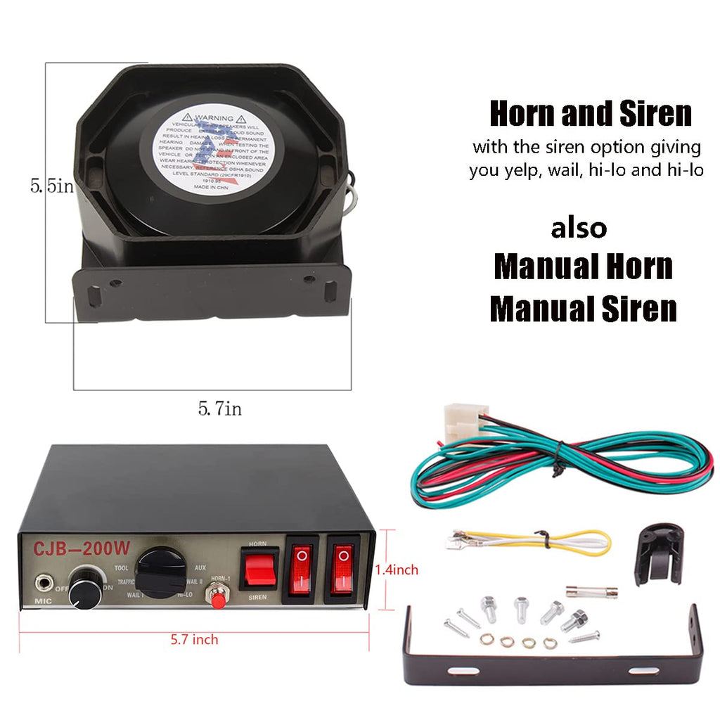 PA Speaker with Mic 12V I99033