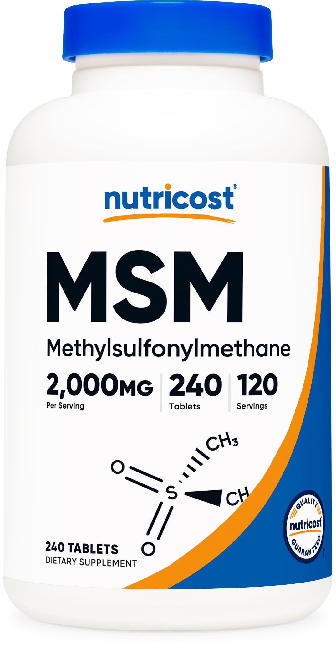 MSM Tablets 2000mg 240 Tablets Z66357
