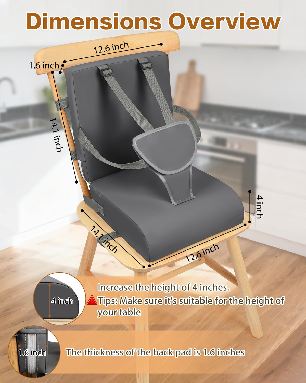 Adjustable Booster Seat A124