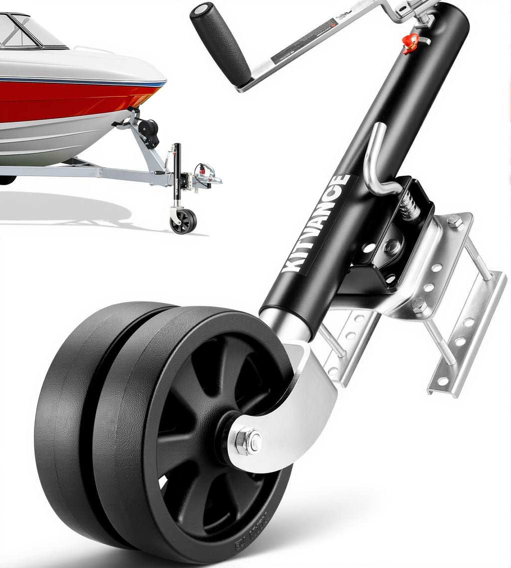 2000 lbs Boat Trailer Jack with 8" Dual Wheels J514046
