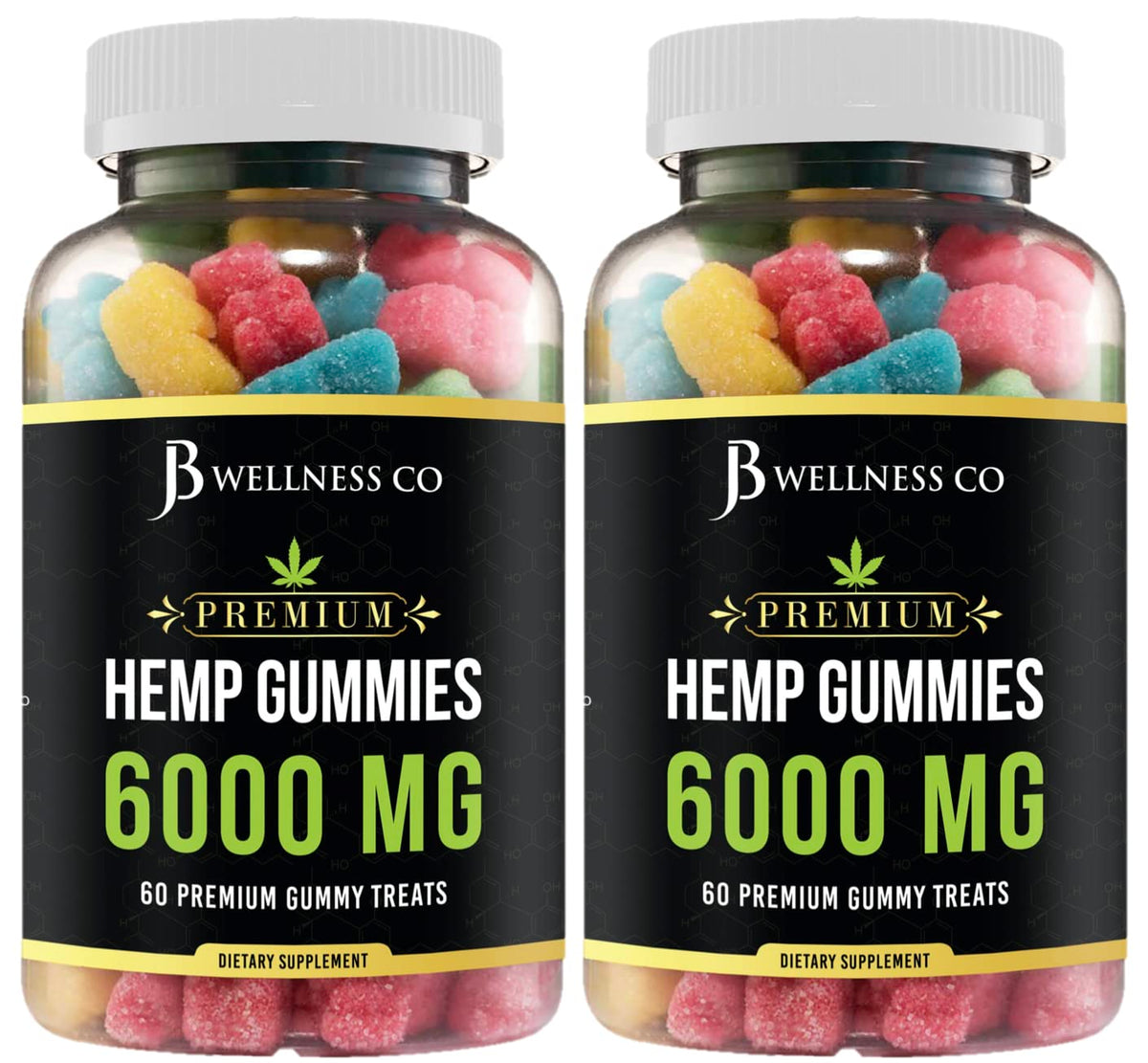 Hemp Gummies with Hemp Oil 2-Pack K557135