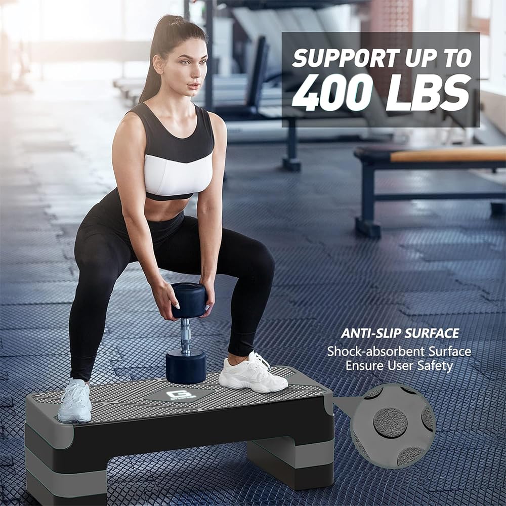 Aerobic Exercise Step, Adjustable Height Q241