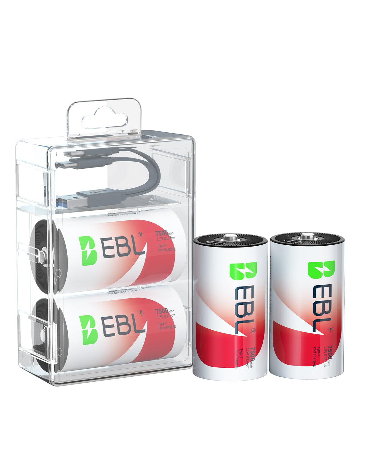 Rechargeable D Batteries 4 Pack M44661