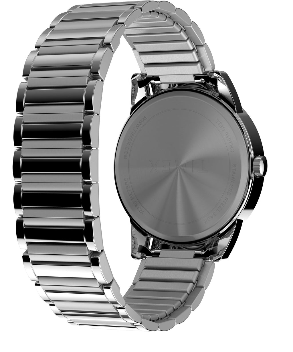 Men's 40mm Watch Blue Dial Silver-Tone Q473279