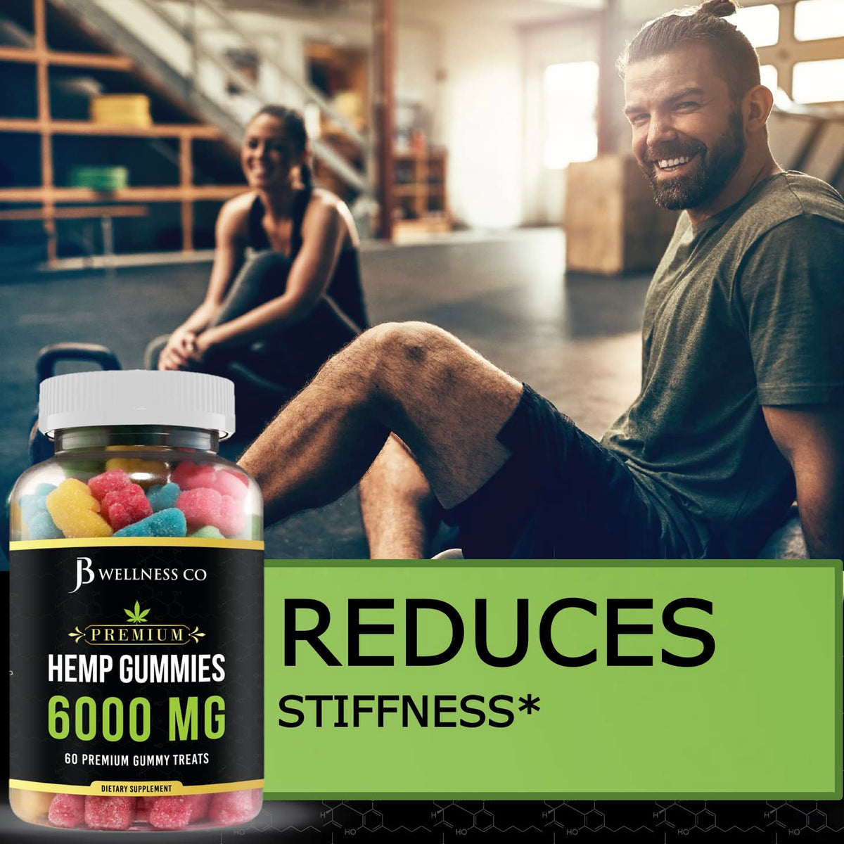 Hemp Gummies with Hemp Oil 2-Pack K557135