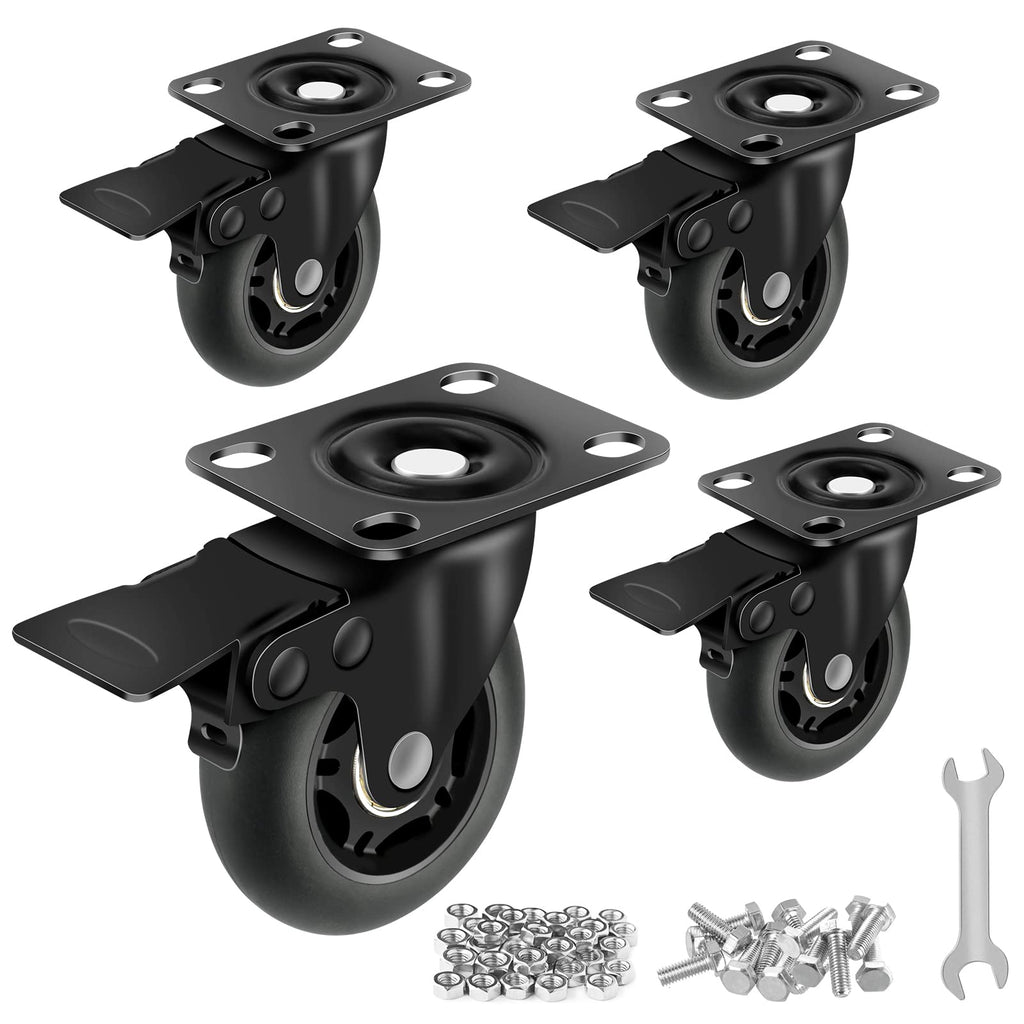 3” Lock Casters Set of 4 Heavy Duty O94256