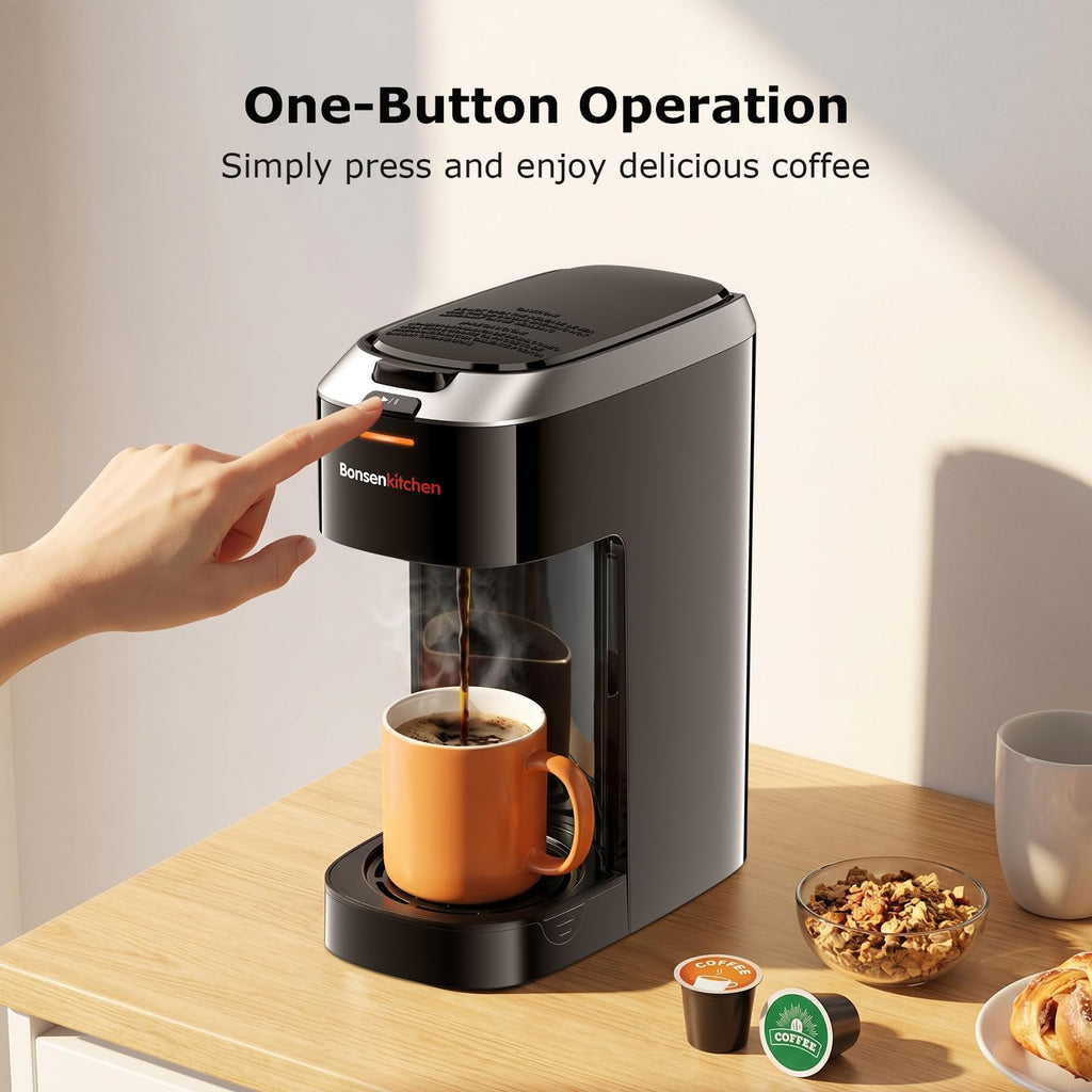 2-in-1 Single Serve Coffee Maker J229