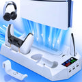 PS5 Cooling Stand with Controller Charging Station, White J6507