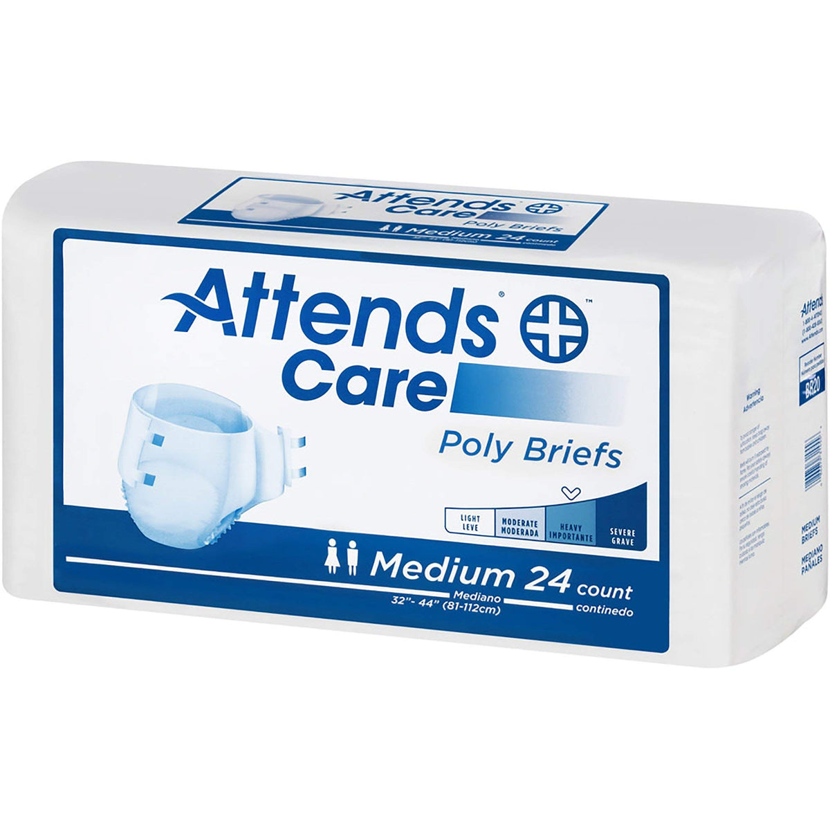 Adult Incontinence Briefs Medium Heavy Absorbency 96ct Case G221206