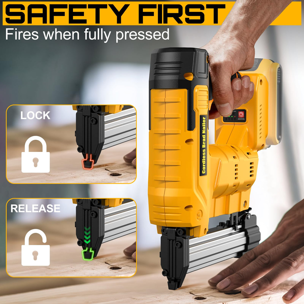 18 Gauge Cordless Brad Nailer & Staple Gun G490