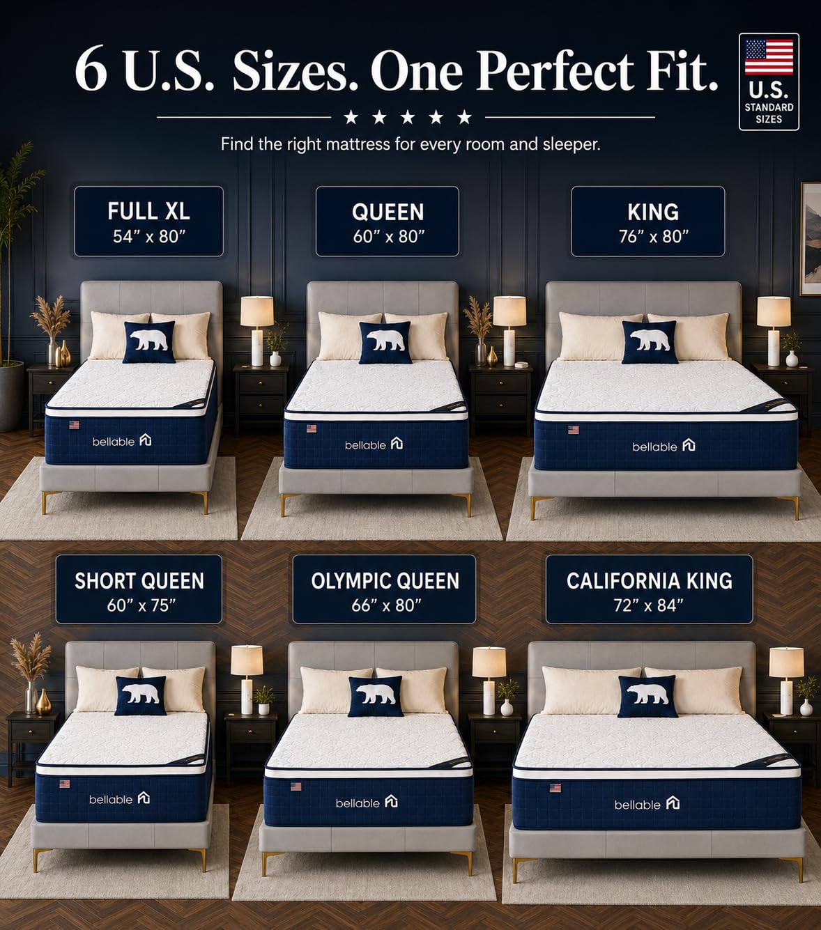 Full XL 14 Inch Cooling Gel Memory Foam Pocket Spring Mattress Z48176