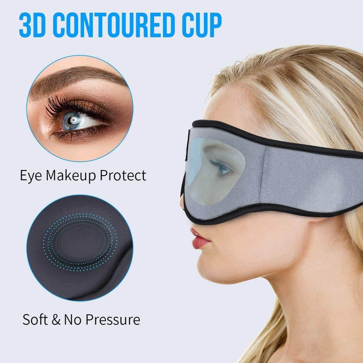 Sleep Mask with Bluetooth Headphones Cotton S327