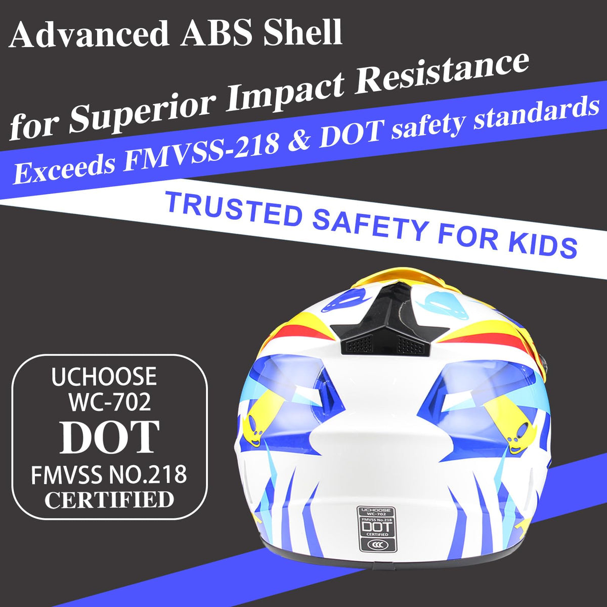 DOT Approved Kids Motocross Helmet with Goggles K6311
