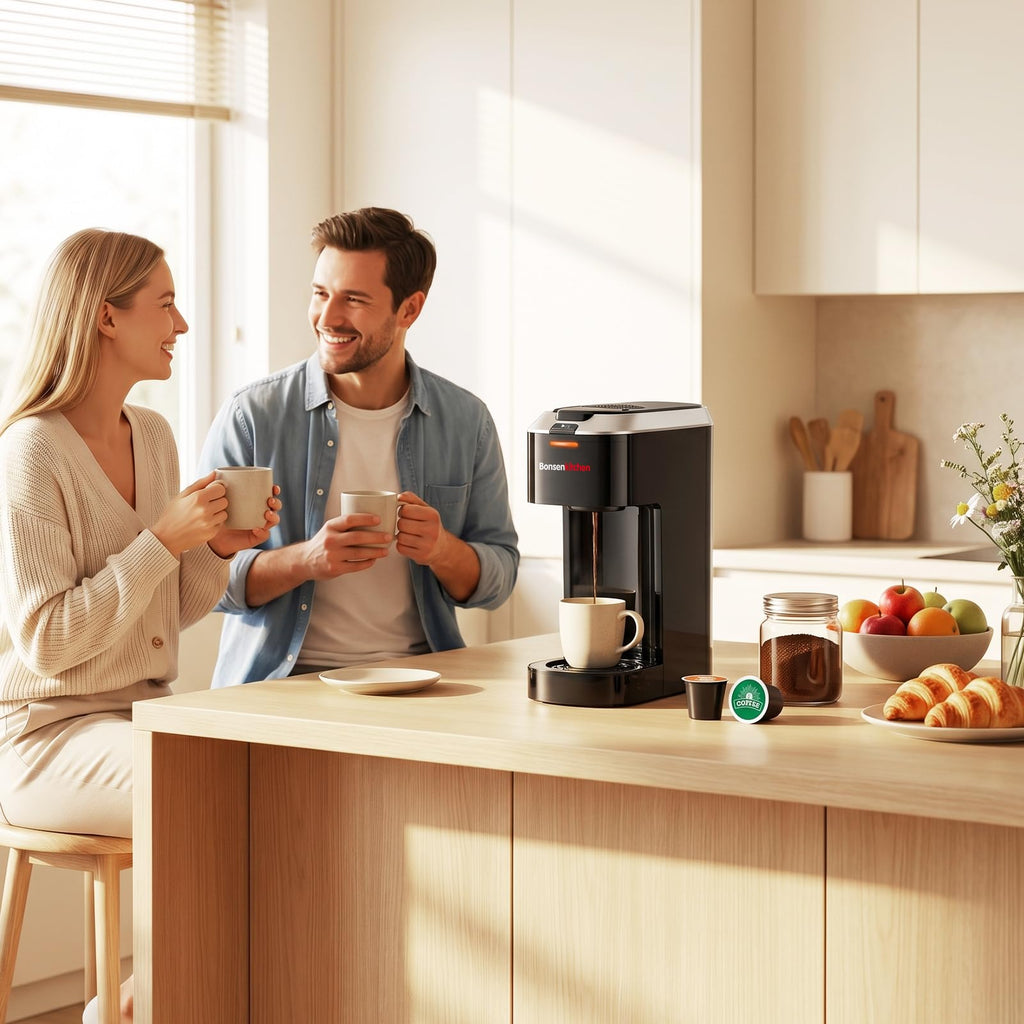 2-in-1 Single Serve Coffee Maker J229