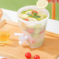 3.5L Plastic Water Dispenser with Lids & Faucet J8749