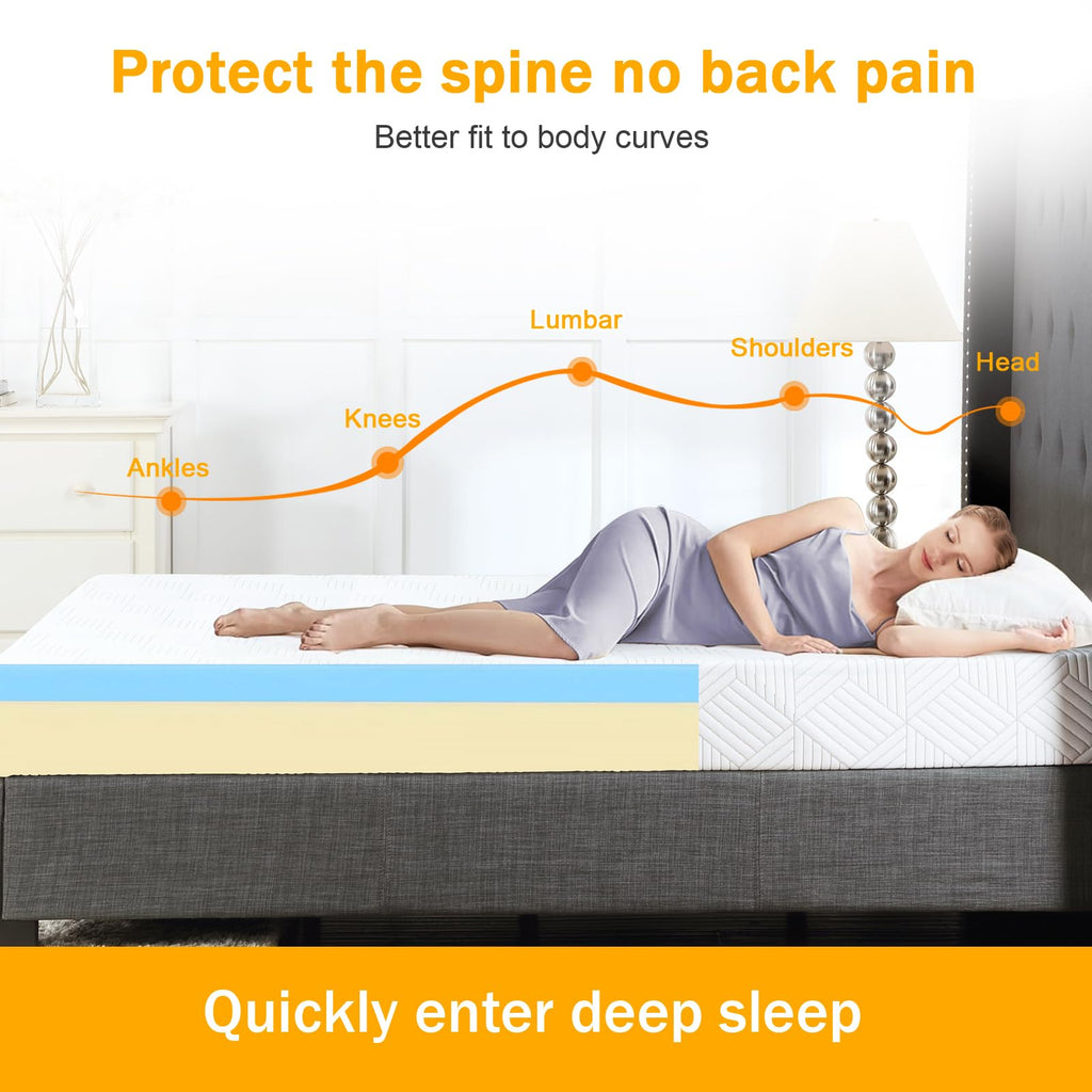Twin Medium-Firm Memory Foam Mattress R513